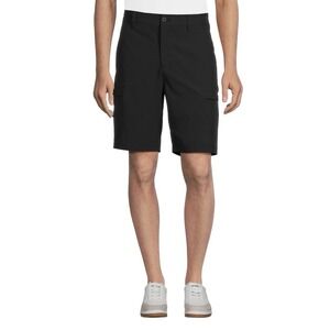 Birdie Bound-Big Men's-Cargo Golf Shorts-Inseam 9inch-Size 42-Black